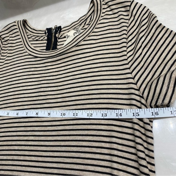 🆕 Blu Pepper Short Sleeve Striped Dress Medium - Picture 10 of 15